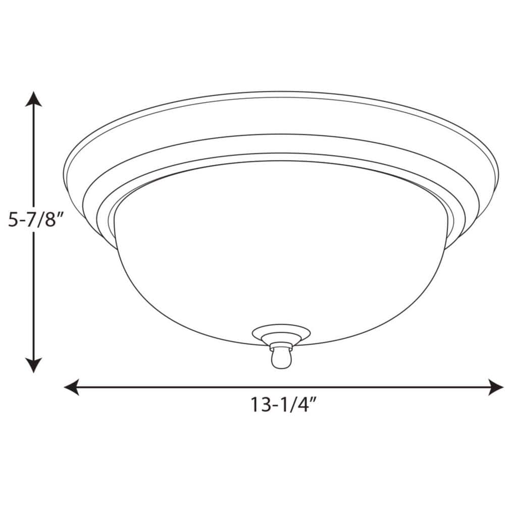 Brushed Nickel Alabaster Glass Flush Mount Ceiling Light
