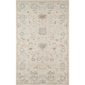 Artistic Weavers Demeter Ivory 6 ft. 7 in. x 9 ft. Oval Area Rug