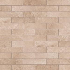 Aspdin Brick Cotto 2-3/8 in. x 9-3/4 in. Porcelain Floor and Wall Tile (5.78 sq. ft./Case)