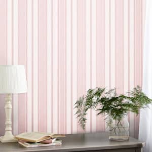 Heacham Stripe Blush Removable Wallpaper