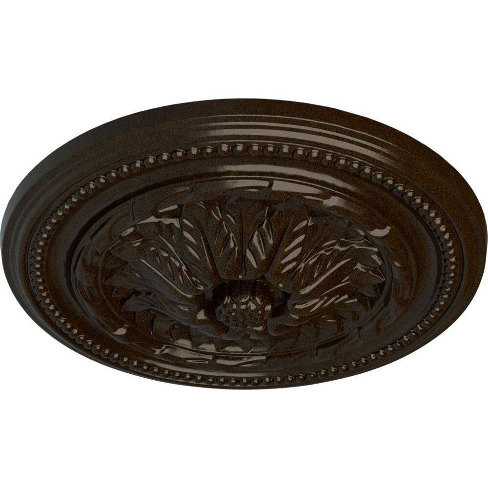 Bronze 16'' Round Polyurethane Ceiling Medallion