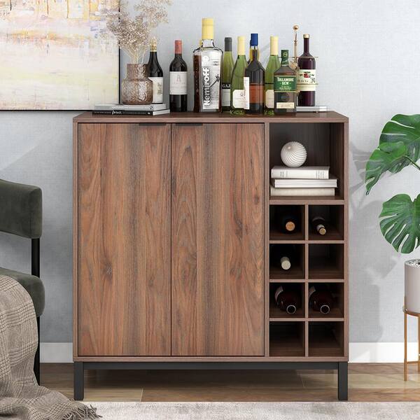 buffet server sideboard wine cabinet console