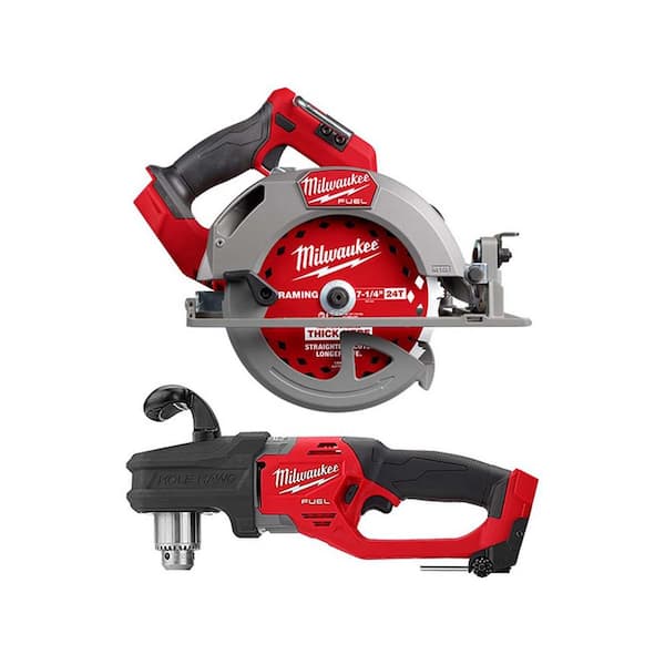 M18 FUEL 18V Lithium-Ion Brushless Cordless 7-1/4 in. Circular Saw w/ Hole Hawg Drill