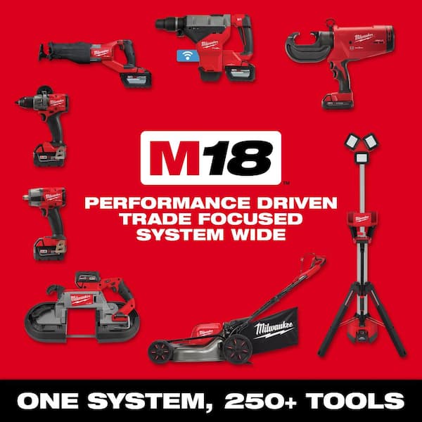 Milwaukee M18 18V Lithium-Ion Cordless Hammer Drill/Hackzall Combo Kit (2- Tool) with (2) 3.0Ah Batteries, Charger, Tool Bag 2695-22 The Home Depot