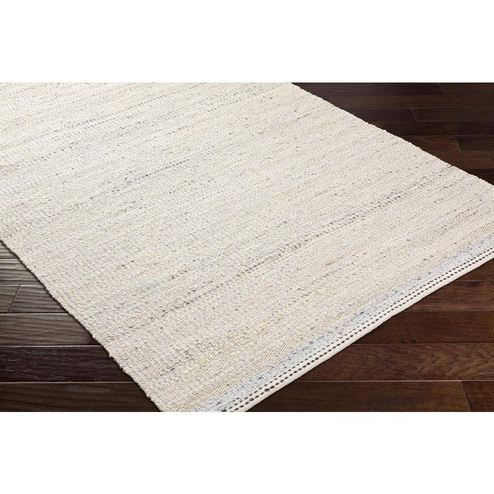 Handmade Black and Beige Wool Tufted 5' x 7' Rug