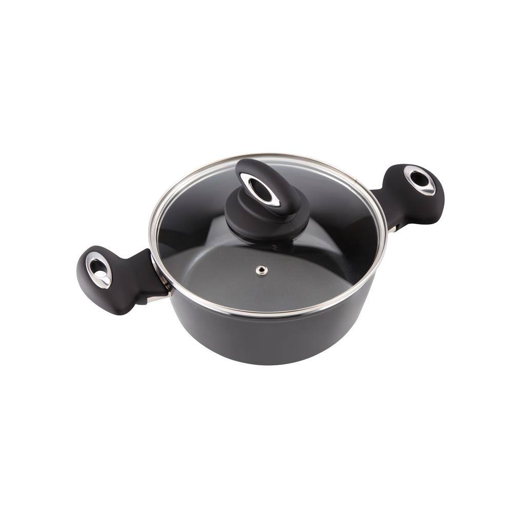 Nature Forged 6 qt. Round Aluminum Nonstick Dutch Oven in Black with Glass Lid price history on PriceWatchPro