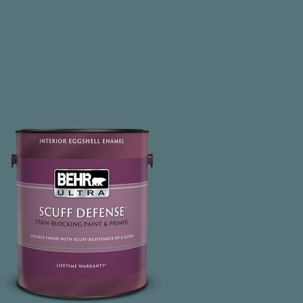 BEHR ULTRA 1 gal. Home Decorators Collection #HDC-FL15-03 Blue Sage Interior Eggshell Enamel Paint & Primer