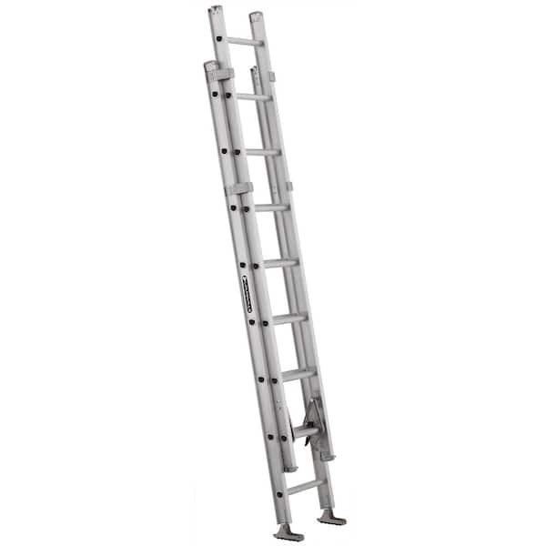 Louisville Ladder 16 ft. Aluminum Extension Ladder with 375 lbs. Load