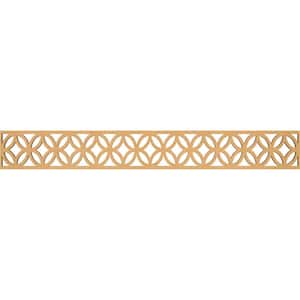 Crosby Fretwork 0.375 in. D x 46.5 in. W x 6 in. L MDF Wood Panel Moulding