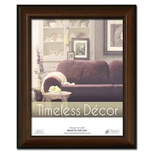 Huntley 1-Opening 11 in. x 14 in. Walnut Picture Frame