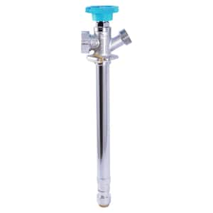 1/2 in. Push-to-Connect x 3/4 in. MHT x 8 in. Brass Anti-Siphon Frost Free Sillcock Valve