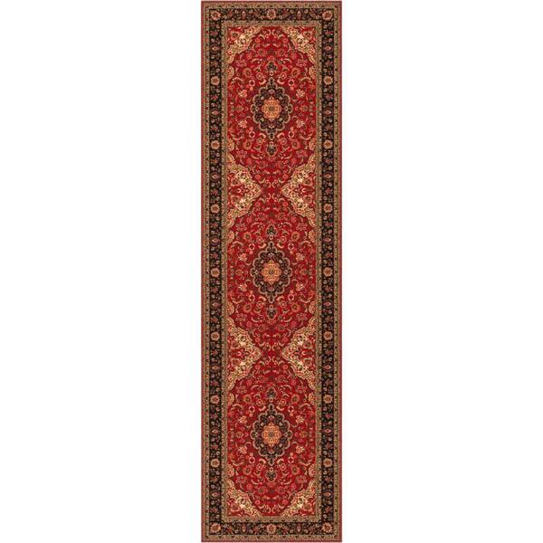 Kings Court Gene Traditional Medallion Persian Red Machine