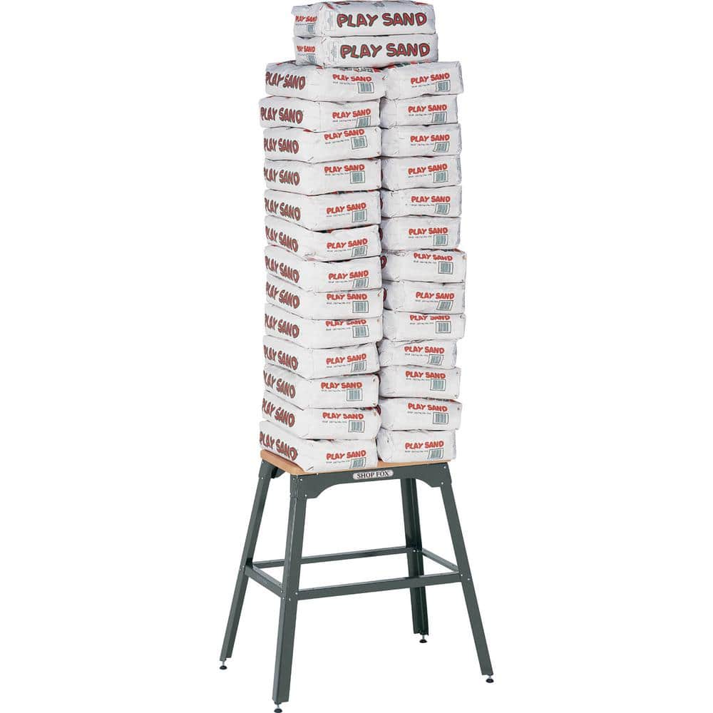 Shop Fox Black and Wood Portable Tool Table