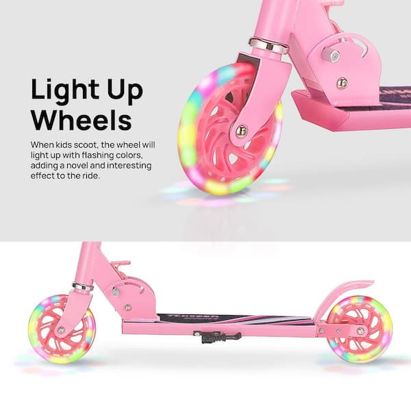Skidee Toddler Scooter –Kids Scooter, LED 3 Wheel Scooter, Adjustable  Handles, Rear Brake, Durable, Foldable Seat, Folding Scooter, Outdoor Toys,  Kick