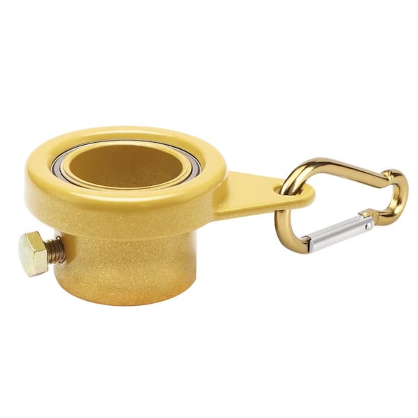 Flagpole Rotating Rings 0.7-1 in. Adjustable Aluminum Mounting Rings 360 Degree Anti-Wrap Tangle Free 2-Pack