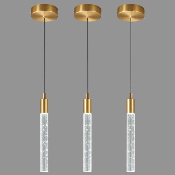 ZHLWIN Home Lighting 6-Watt 1-Light Gold Modern Dimmable