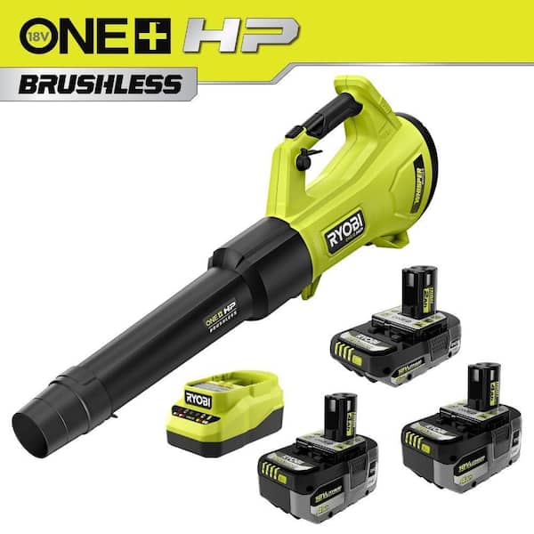 ONE+ 18V HIGH PERFORMANCE Kit w/ (2) 4.0 Ah Batteries, 2.0 Ah Battery, Charger, & ONE+ HP 120 MPH 450 CFM Blower