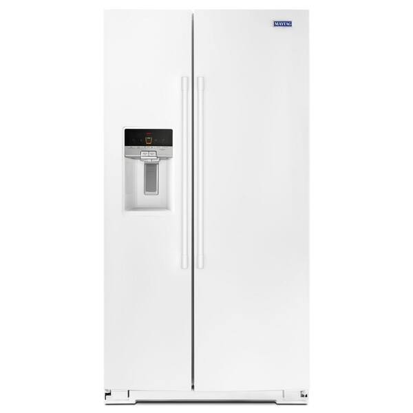 Maytag 26 cu. ft. Side by Side Refrigerator in White