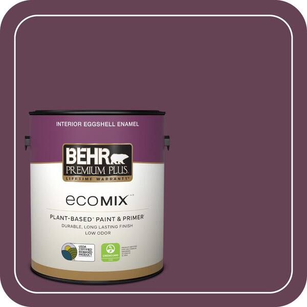 BEHR PREMIUM PLUS 1 gal. #S-G-690 Delicious Berry Eggshell Enamel ...