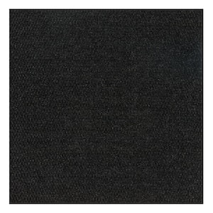 Grizzly Hobnail - Charcoal - Gray Commercial 24 x 24 in. Peel and Stick Carpet Tile Square (40 sq. ft.)