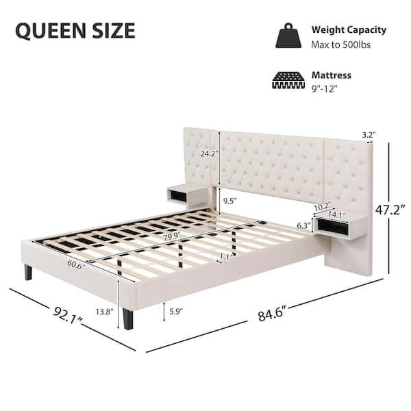 CHRISTOPHER KNIGHT HOME Crescenta Queen Size Upholstered CHRISTOPHER KNIGHT HOME Crescenta Queen Size Upholstered