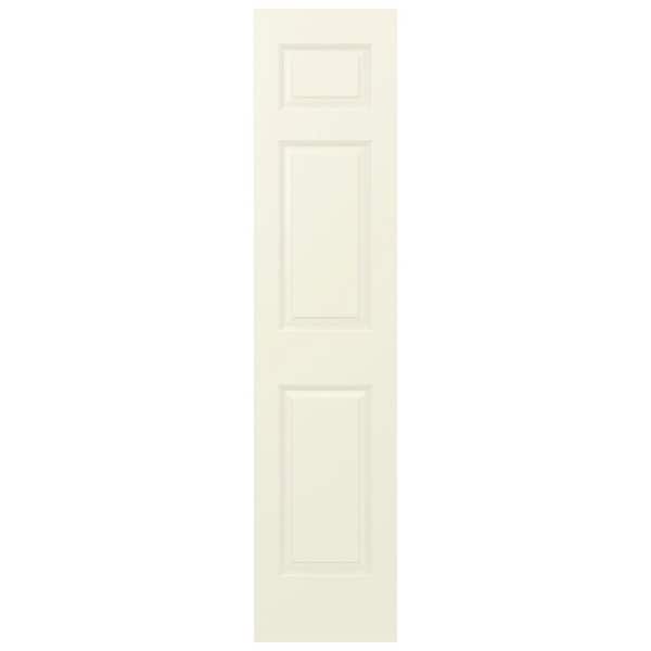 JELD-WEN 18 in. x 80 in. Colonist Vanilla Painted Smooth Solid Core Molded Composite MDF Interior Door Slab