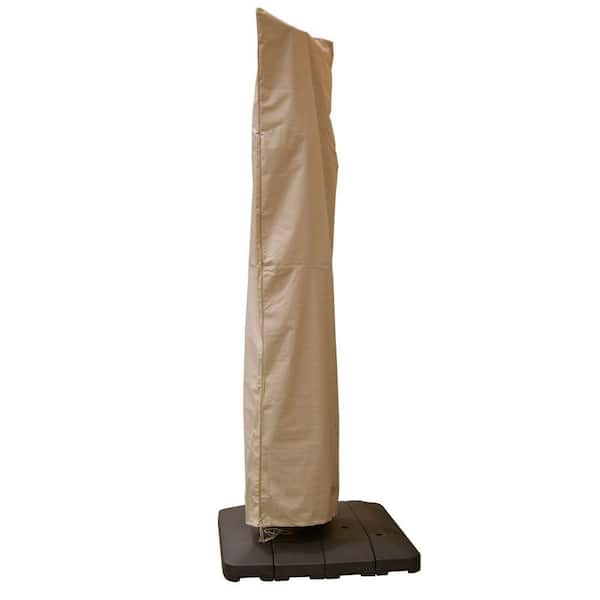 Hearth and Garden Polyester Offset Patio Umbrella Cover with PVC Coating