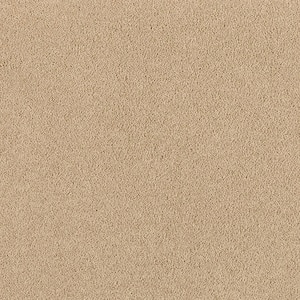 Tailored Trends II Classic Beige 15 ft. 47 oz. Polyester Textured Installed Carpet