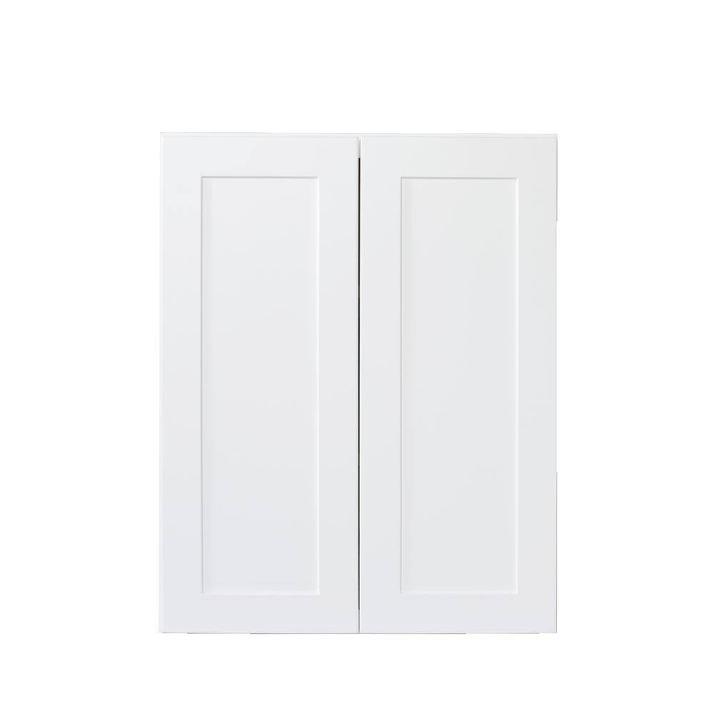 Bremen Cabinetry Bremen Ready to Assemble 27x30x12 in. Wall Blind Corner Cabinet with Adjustable Shelves in White