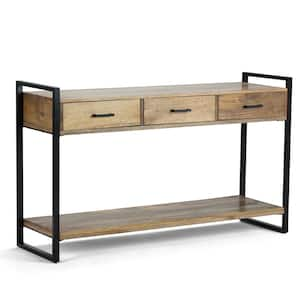 Modern Farmhouse 53 Wide Natural Mango Wood Console Table