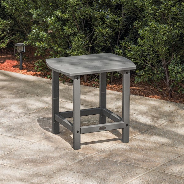 Seabrook 18 in. Side Table in Slate Grey