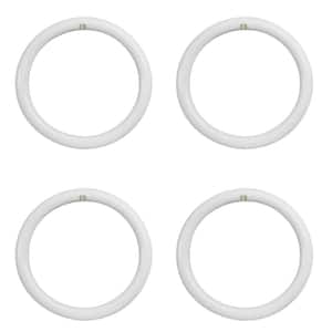 20-Watt 12 in. T9 G10q Type A Plug and Play Linear Circline LED Tube Light Bulb, Selectable White (4-Pack)