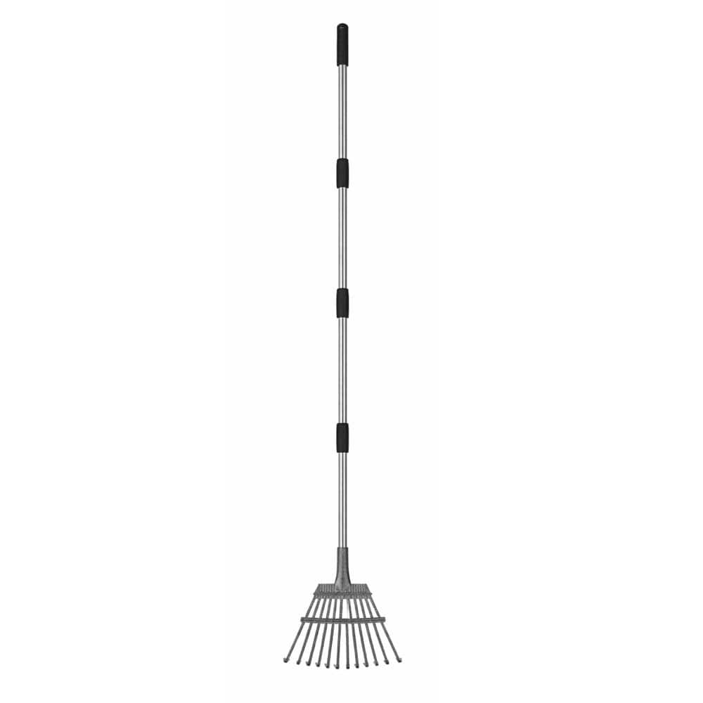 Adjustable Stainless Steel Handle 11-Tine Lawn Rake price history on PriceWatchPro