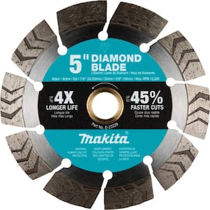 5 in. Segmented Turbo Rim Diamond Blade for General Purpose