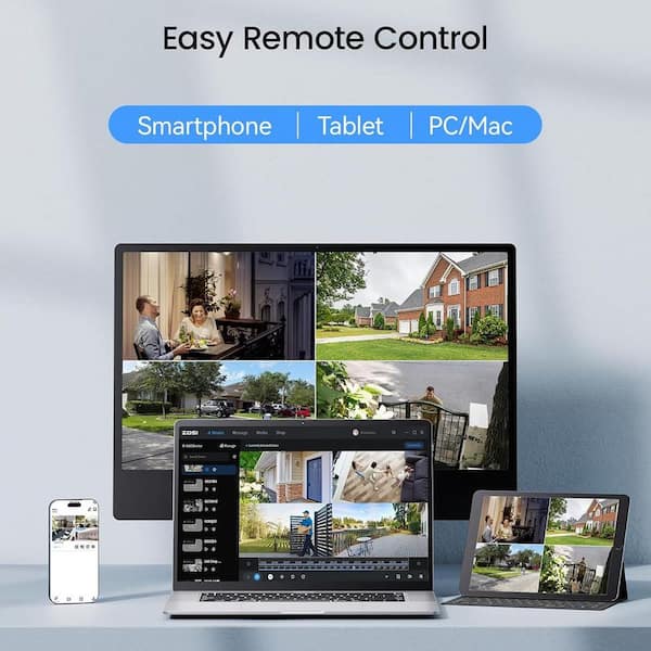 ZOSI 8-Channel 3K Lite Surveillance DVR Recorder with 500GB SSD