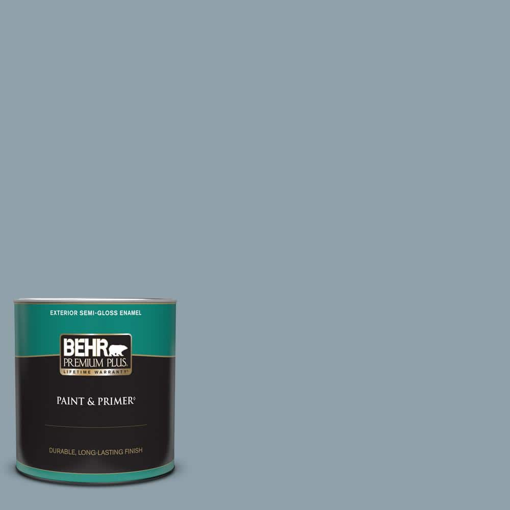 Behr Premium Plus 1 Qt. #n480-4 French Colony Semi-gloss Enamel 