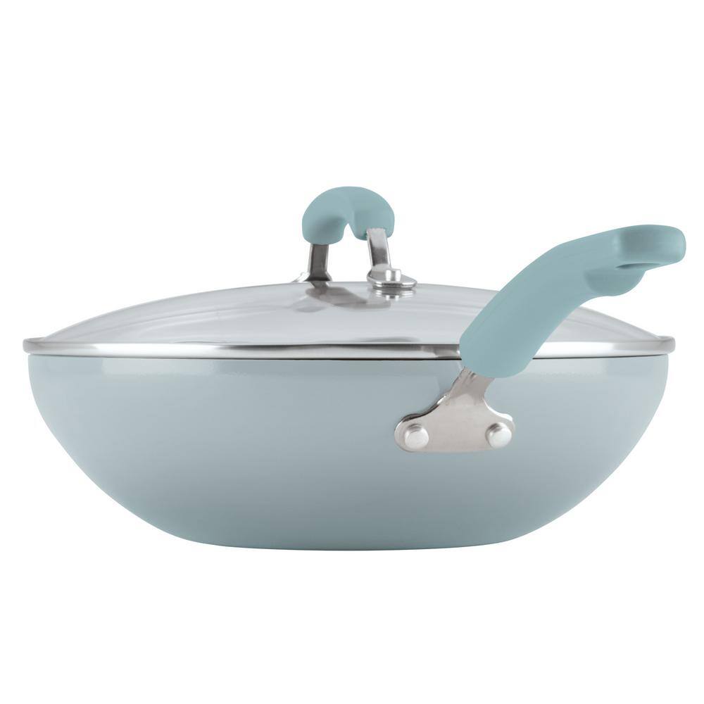 11-Inch Classic Brights Nonstick Covered Stir Fry - Thumbnail 2