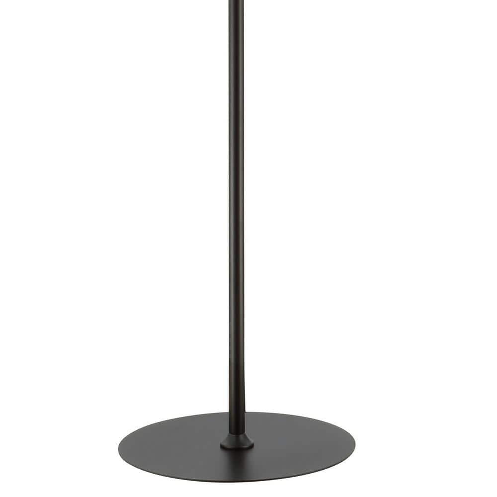 Julian Minimalist Arc 65.25" Black Matte Metal Floor Lamp