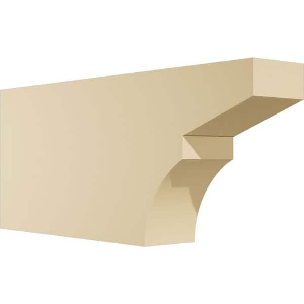 Ekena Millwork Standard Monterey 4 in. W x 10 in. H x 24 in. D Signature Urethane Rafter Tail Outlooker