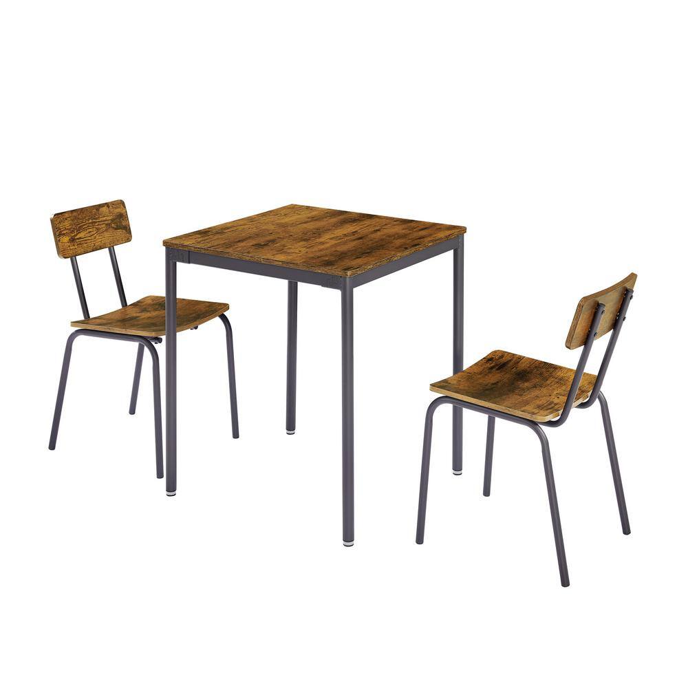 Restaurant Set of 36 Square Black Table On Heavy Duty Black Iron Cast Base  with Four X-Back Commercial-Grade Walnut Restaurant Chair -  ModernLineFurniture®