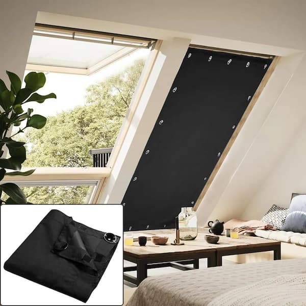 2-Pack Window Blackout Curtain Shade with Suction Cups hot for Trave 50