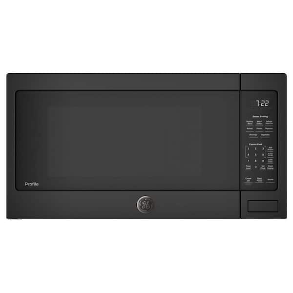 GE Profile 2.2 cu. ft. Countertop Microwave in Black with Sensor Cooking