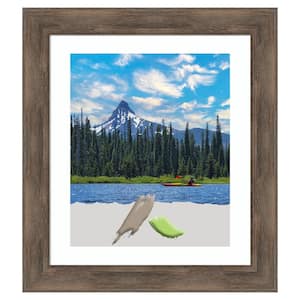 Hardwood Mocha Wood Picture Frame Opening Size 20 x 24 in. (Matted To 16 x 20 in.)