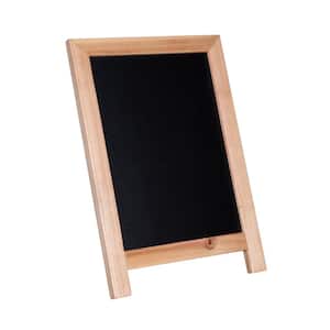 Natural Wood Framed Chalkboard Easel