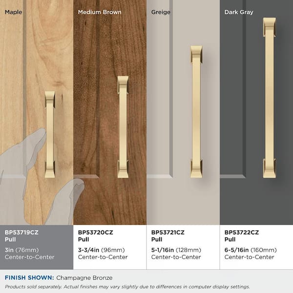 Amerock Westerly (76mm) Center to Center Arch Handle Drawer Pull