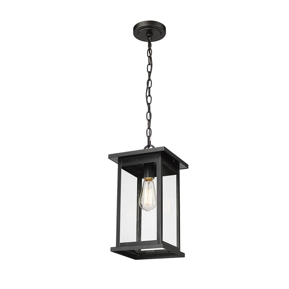 Powder Coat Black Metal Outdoor Hanging Lantern