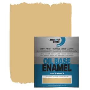 1 qt. English Ivory Oil Base Enamel Interior/Exterior Paint
