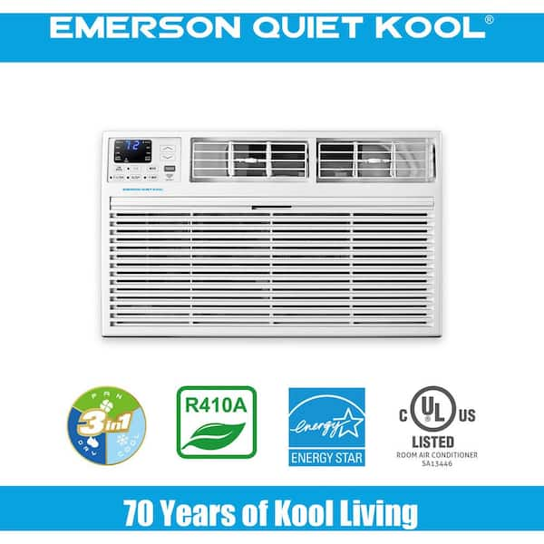 emerson quiet kool 12000 btu wall air conditioner