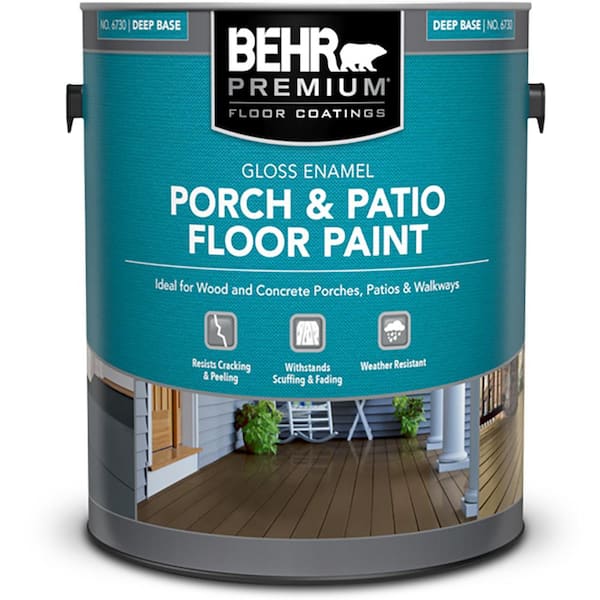 BEHR PREMIUM 1 gal. Deep Tint Base Gloss Interior/Exterior Enamel Patio and Floor Paint