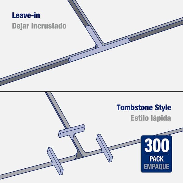 1/8 in. T Tile Spacers (300-Pack)